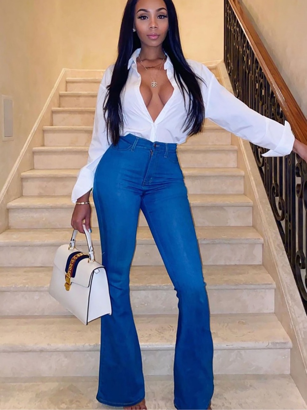 Deep In My Soul Flare Jeans - 9 - Picture 6 of 6